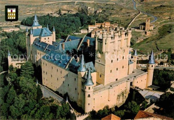 Segovia Alcazar Vista aerea