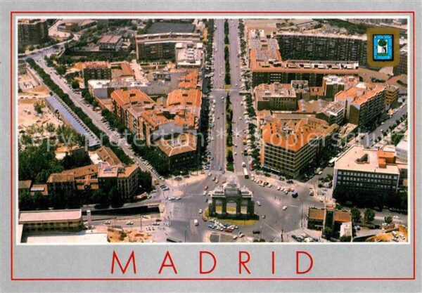 Madrid Spain Puerta de Toledo Fliegeraufnahme