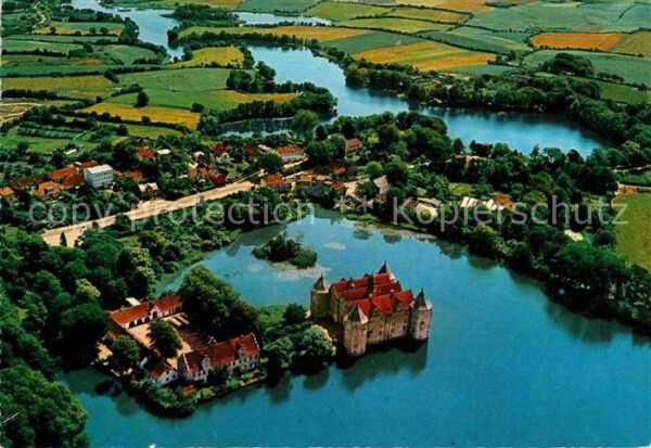 Gluecksburg Ostseebad Schloss Fliegeraufnahme