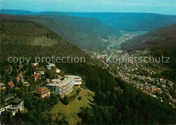 Wildbad Schwarzwald Fliegeraufnahme