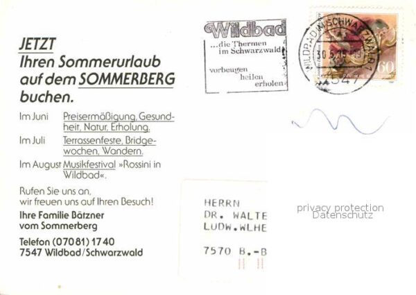 Wildbad Schwarzwald Fliegeraufnahme – Bild 2