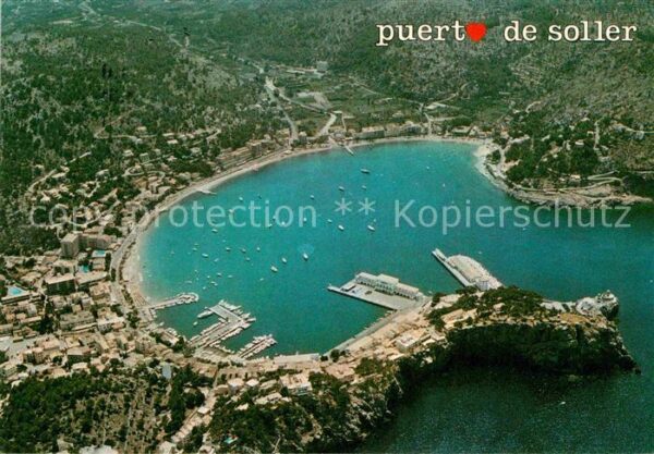 Puerto de Soller Fliegeraufnahme