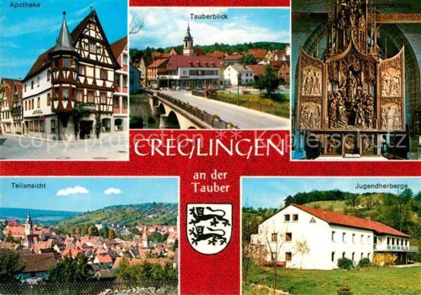 Creglingen Apotheke Tauberblick Teilansicht Jugend