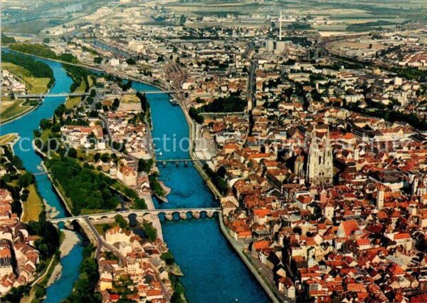 Regensburg Fliegeraufnahme