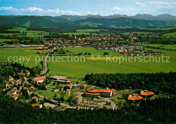 Neutrauchburg Fliegeraufnahme mit Kurklinik Alpenblic