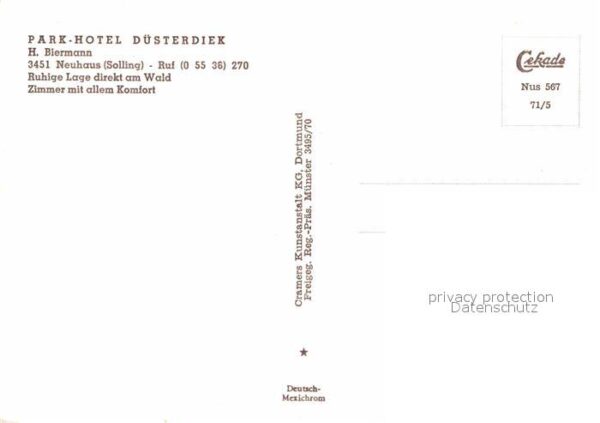 Neuhaus Solling Park Hotel Düsterdiek Fliegeraufnahme – Bild 2