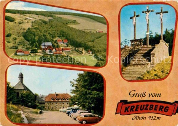 Kreuzberg Rhoen Fliegeraufnahme Franziskaner Kloster Ka
