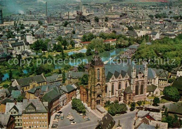Wetzlar Fliegeraufnahme mit Kirche