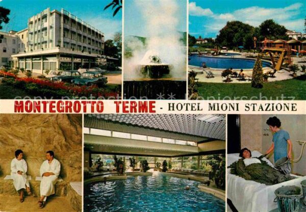 Montegrotto Terme Hotel Mioni Stazione Grotte Hallenbad M