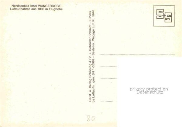 Wangerooge Nordseebad Fliegeraufnahme – Bild 2