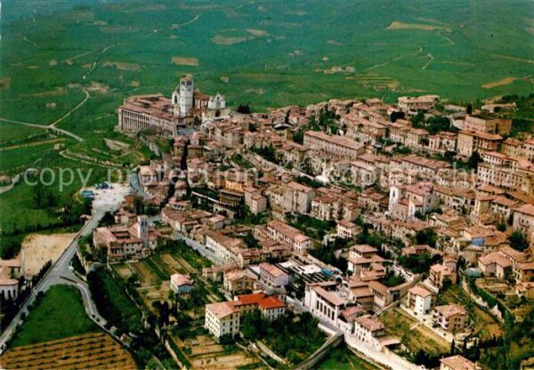 Assisi Umbria Fliegeraufnahme
