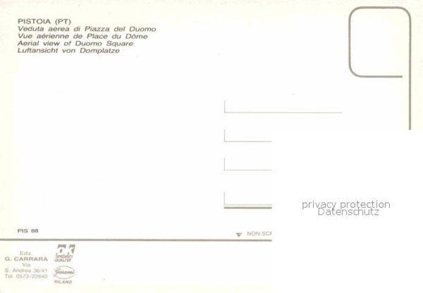 Pistoia Domplatz Fliegeraufnahme – Bild 2