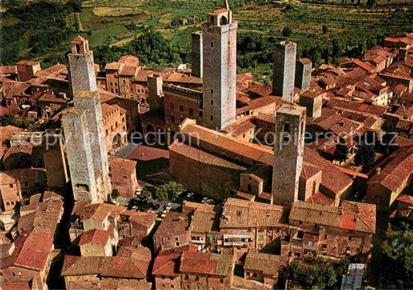 San Gimignano Citta Fliegeraufnahme