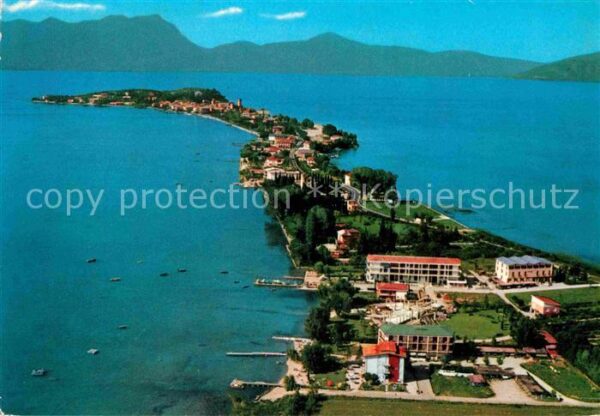 Sirmione Lago di Garda Fliegeraufnahme