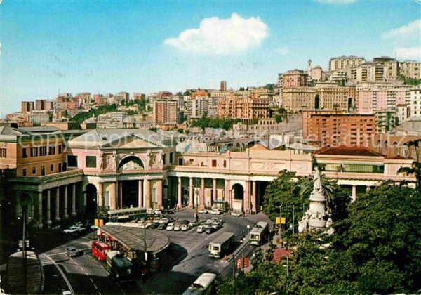 Genova Genua Liguria Piazza Acquaverde Stazione FF Porta Pri