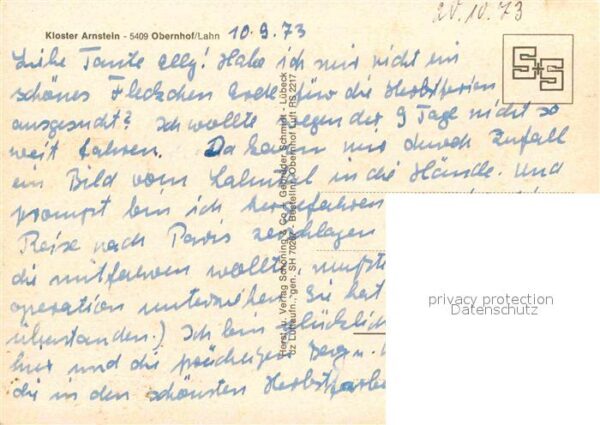 Obernhof Lahn Kloster Arnstein Fliegeraufnahme – Bild 2