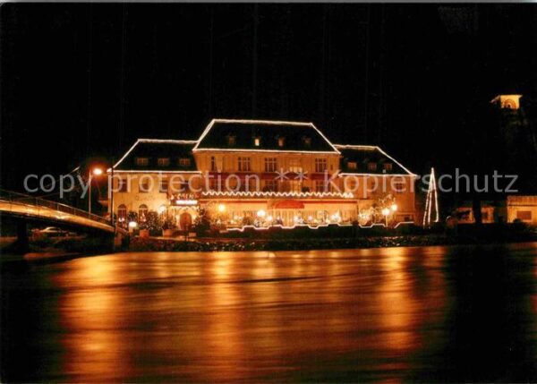 Bad Kreuznach Hotel Der Quellenhof bei Nacht