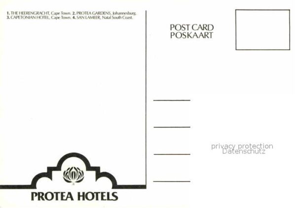 Cape Town Kaapstad Kapstadt The Heerengracht Capetown Hotel Protea – Bild 2
