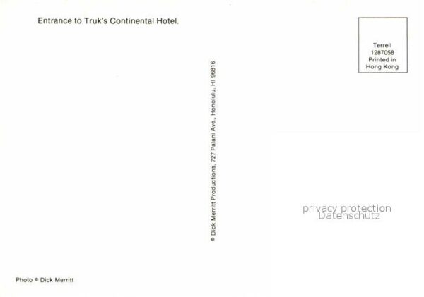 Honolulu Truk Continental Hotel – Bild 2