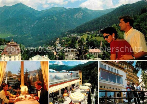 Badgastein Panorama Hotel Wildbad Gaststube Terras