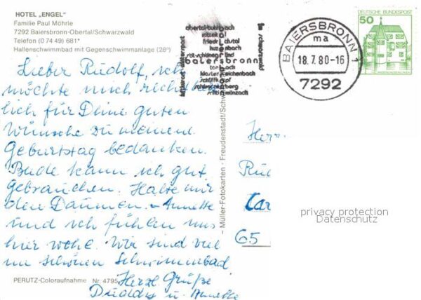 Baiersbronn Schwarzwald Hotel Engel – Bild 2