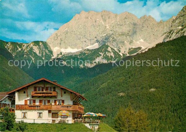 Mittenwald Bayern Berggasthof Gröblalm Karwendel