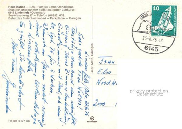Lindenfels Odenwald Haus Karina Schwimmbad – Bild 2