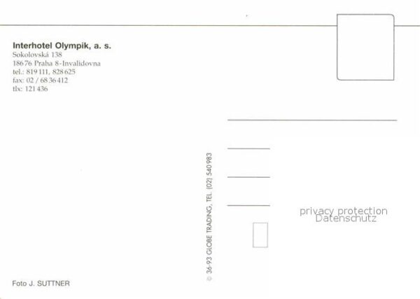 Praha Prahy Prague Interhotel Olympik Speisesaal Theke – Bild 2
