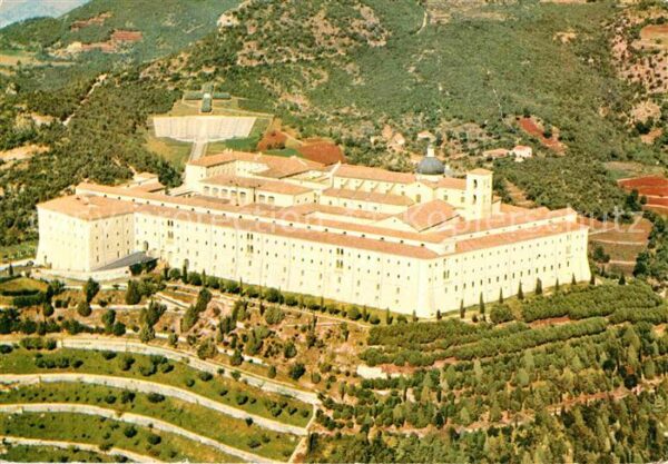 Montecassino Abtei Fliegeraufnahme