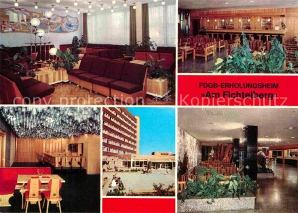 Oberwiesenthal Erzgebirge Bücherei Hallenbar Steigerzimmer Foyer