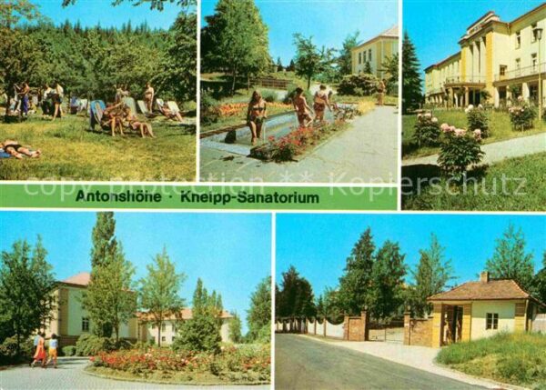 Antonshoehe Breitenbrunn Kneipp Sanatorium Park Wassertreten Det