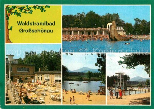 Grossschoenau Waldviertel Waldstrandbad Teilansichten