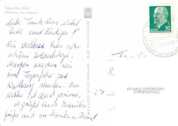 Tabarz FDGB Heim Theo Neubauer – Bild 2