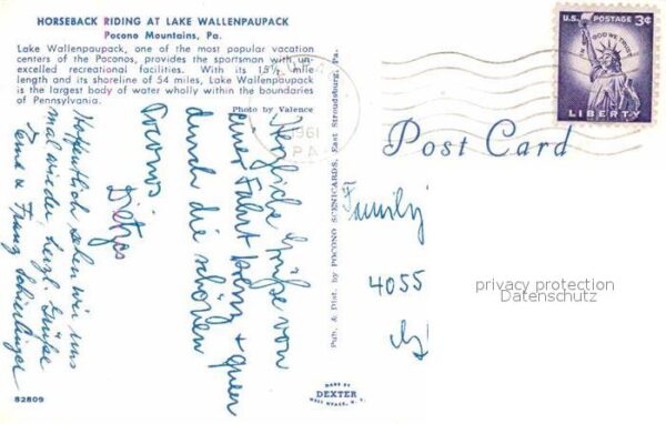 Pennsylvania US-State Horseback Riding at Lake Wallenpaupack – Bild 2