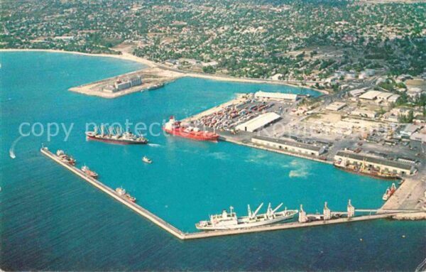 Bridgetown DC7 Deep Water Harbour aerial view