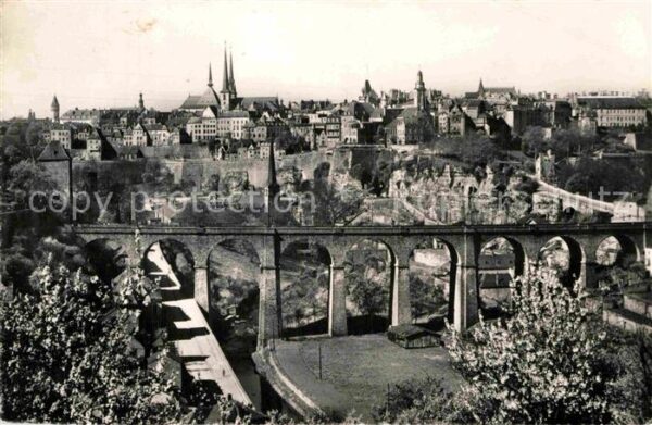 LUXEMBOURG  Luxemburg Vue generale Pont