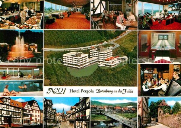 Rotenburg Fulda Hotel Pergola Rathaus Brotgasse Altstad