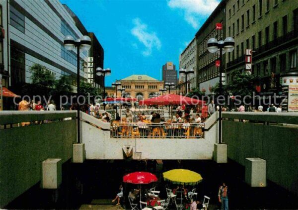 Hannover Bahnhofstrasse Strassencafe