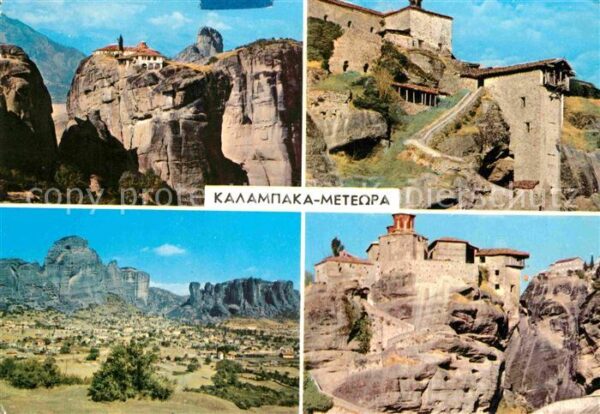 Kalabaka Meteora Kloster Landschaftspanorama Geb
