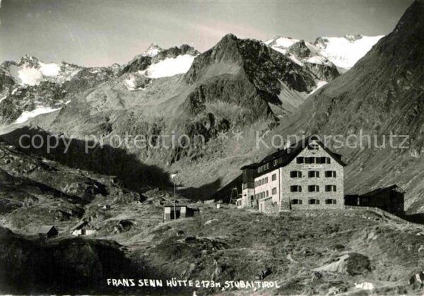 Franz Senn Huette Berghaus Stubaier Alpen