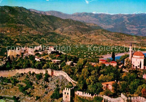 Cennet Sehir Alanya Panorama Blick von der Zitadelle