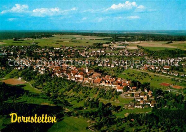 Dornstetten Wuerttemberg Luftkurort im Schwarzwald Fliegeraufnah