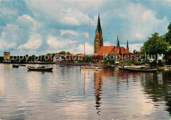 Schleswig Schlei Holm mit Blick auf den Dom