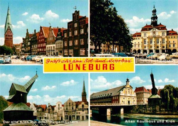 Lueneburg Am Sande Giebelhäuser Kirche Rathaus De