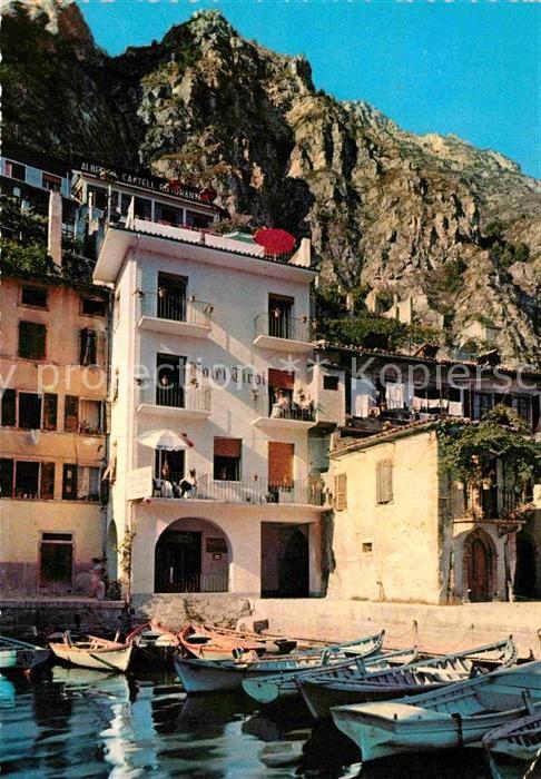 Limone sul Garda Il vecchio porto Alter Hafen Gardasee
