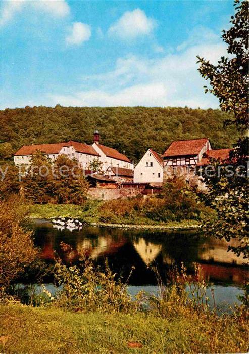 Schoenau Gemuenden Franziskaner Minoritenkloster Blick vom
