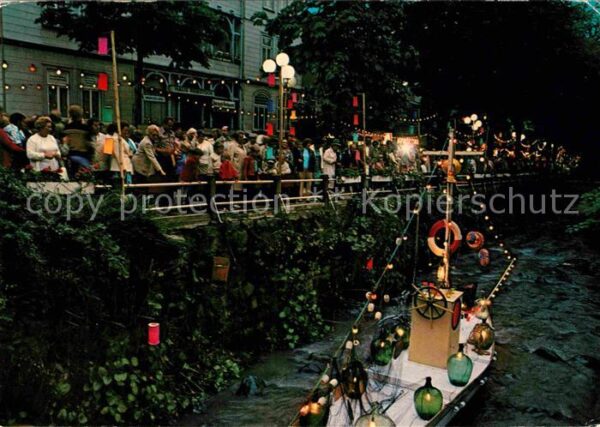 Bad Harzburg Lichterfest an der Radau Fussgängerzone