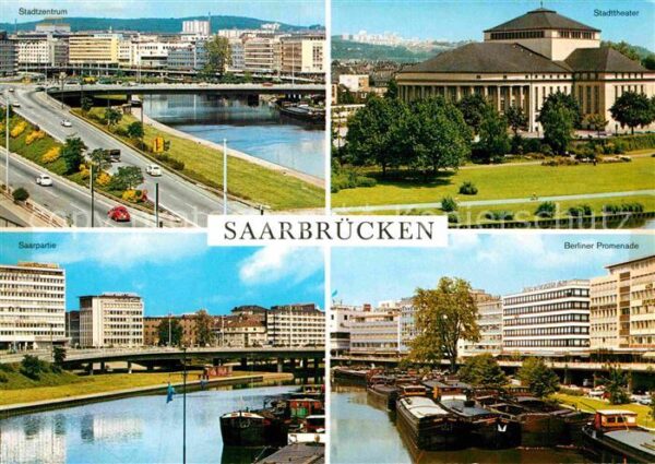 Saarbruecken Stadtzentrum Stadttheater Saarpartie Be