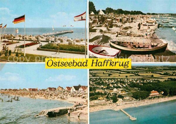 Haffkrug Ostseebad Strand Promenade Seebrücke Fliegeraufna