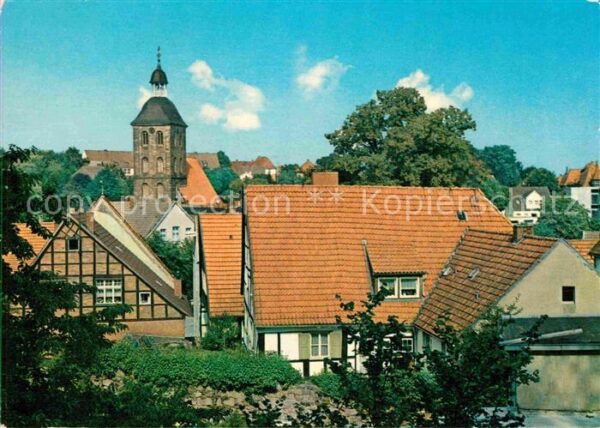 Tecklenburg Ortsmotiv mit Kirche